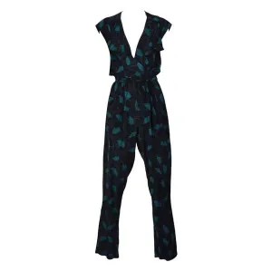 1980s Diane Von Furstenberg Leaf Jumper
