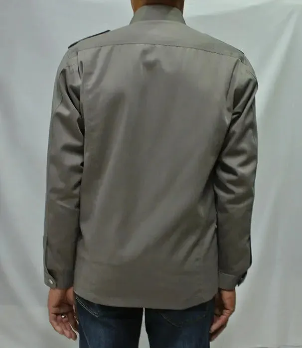 60s Outfits | Dim Grey Scooter Jacket