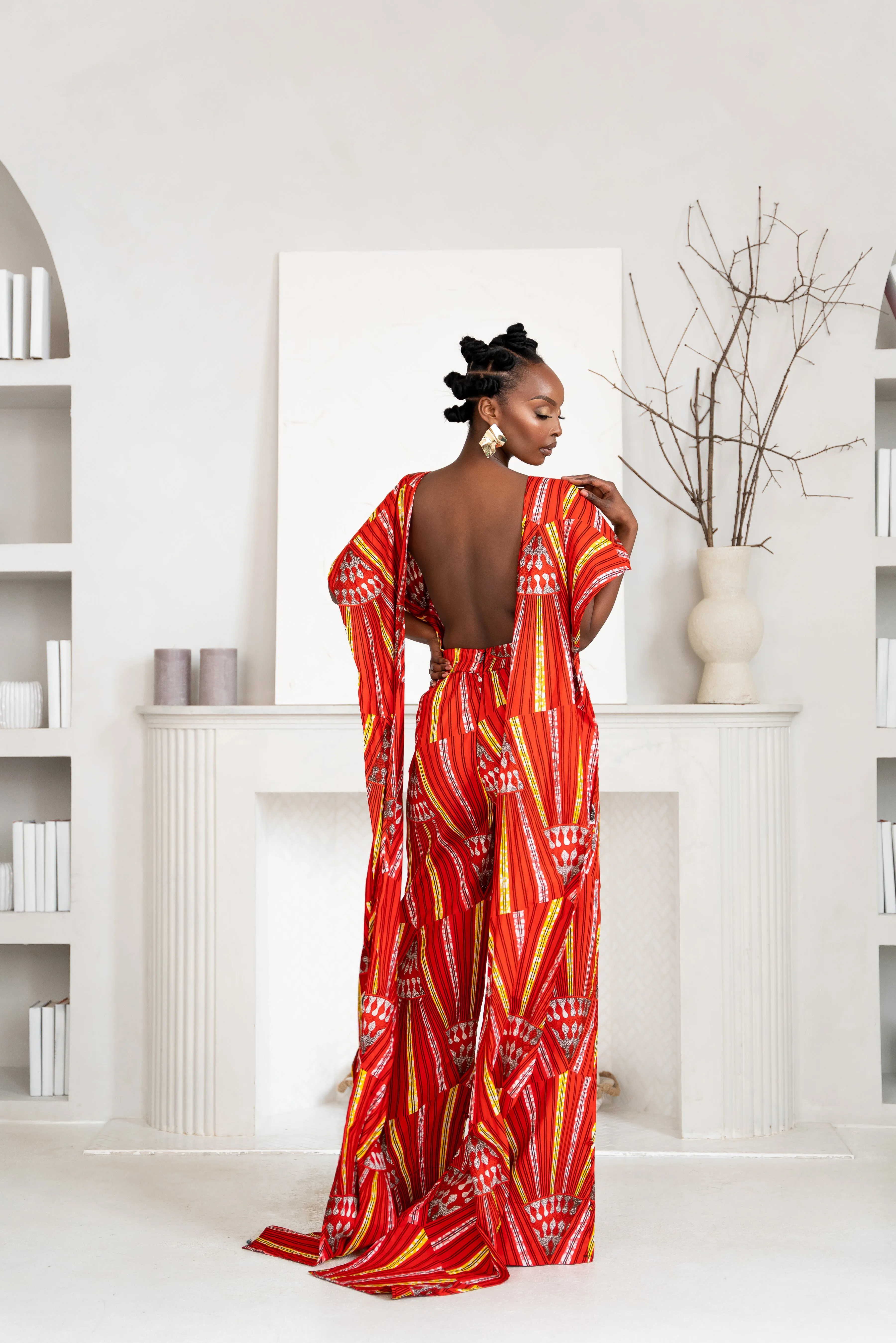 AFE African print infinity jumpsuit (3 LENGTH)