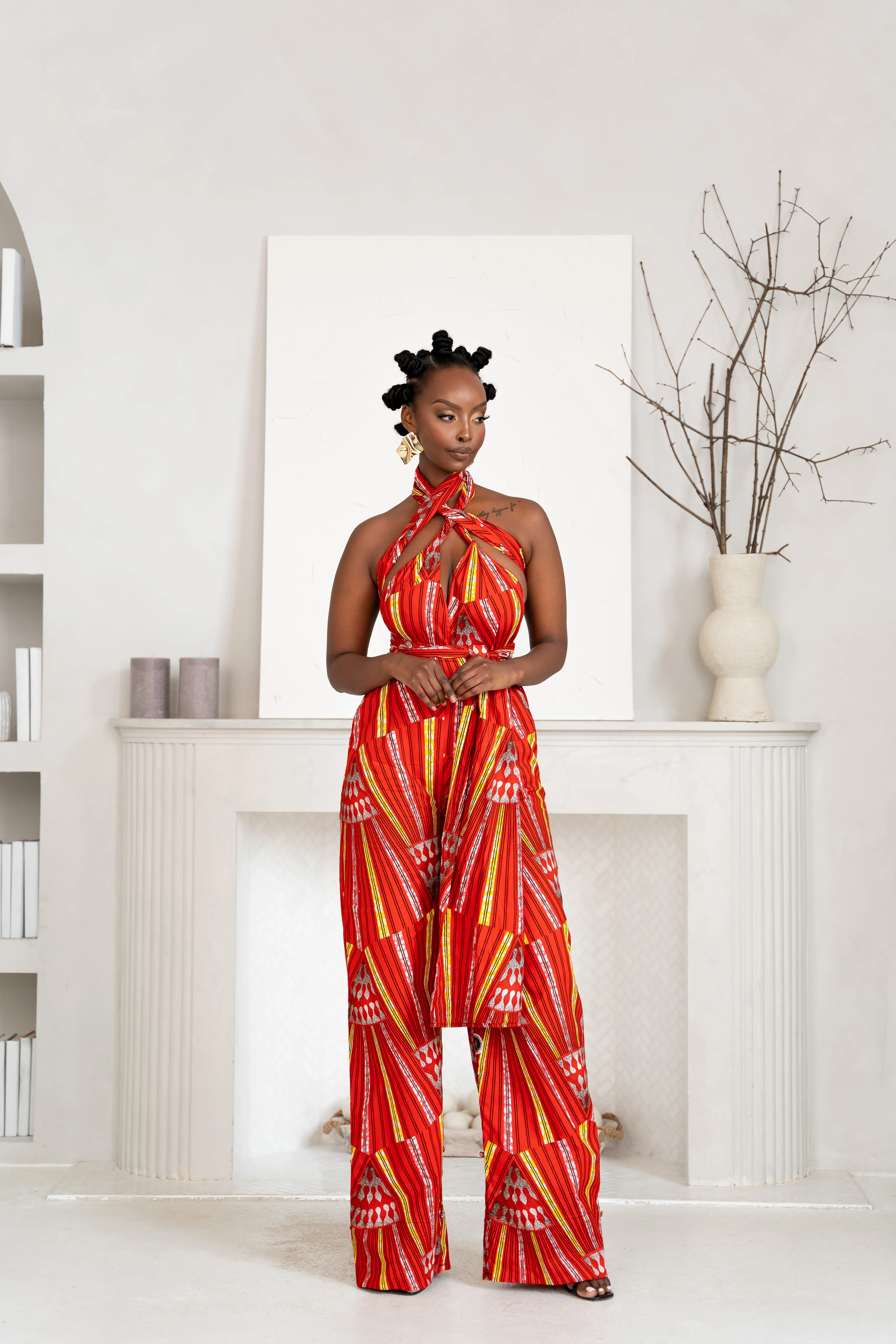 AFE African print infinity jumpsuit (3 LENGTH)