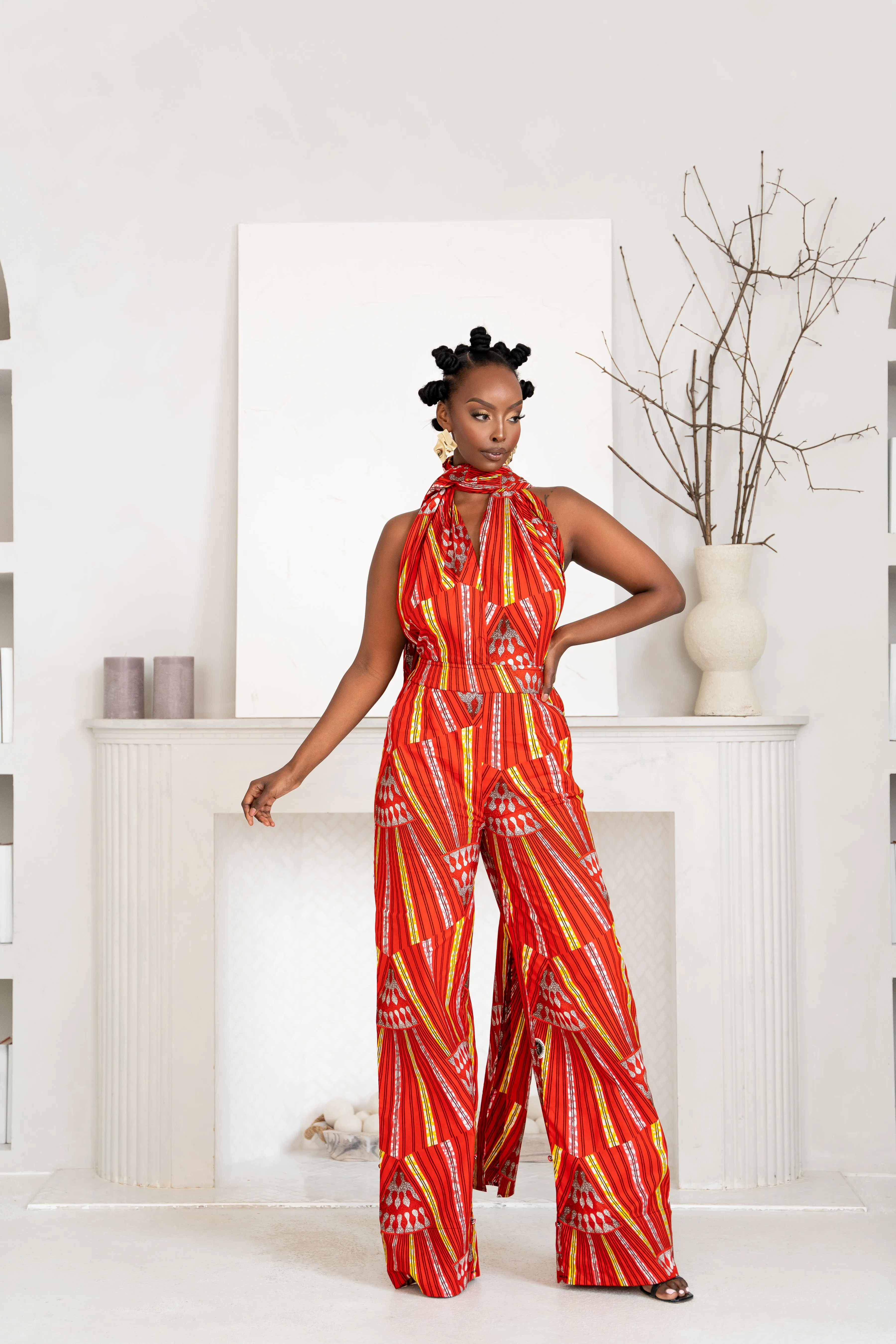AFE African print infinity jumpsuit (3 LENGTH)