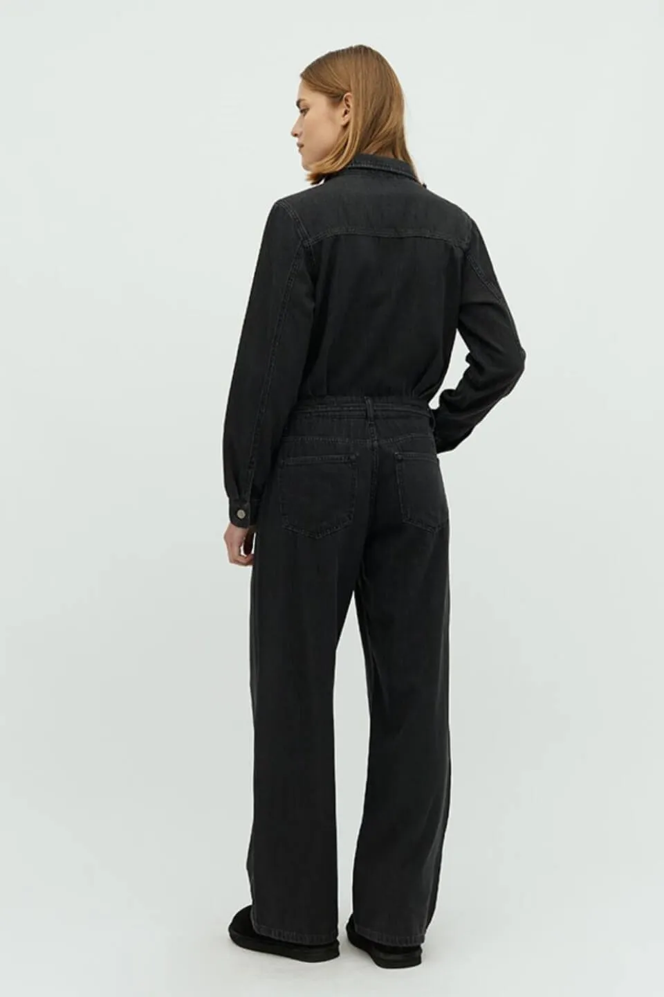 Alanka Denim Jeans Jumpsuit