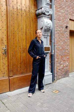 Alanka Denim Jeans Jumpsuit
