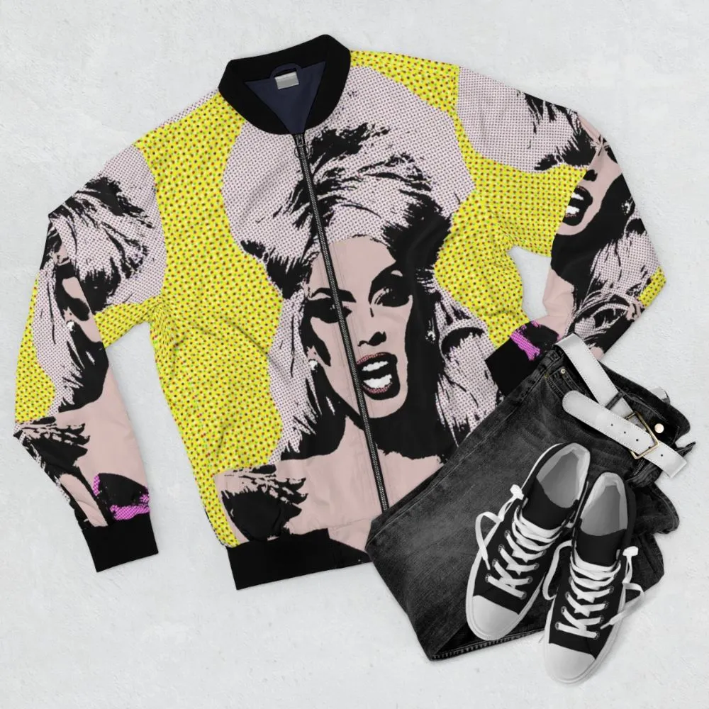 Alaska-Inspired Pop Art Bomber Jacket