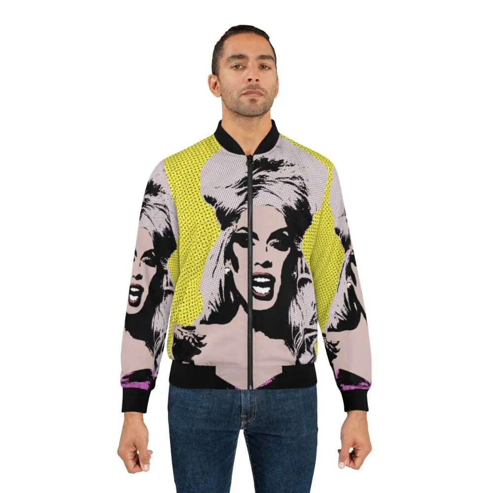 Alaska-Inspired Pop Art Bomber Jacket