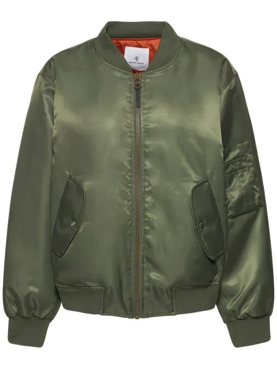 ANINE BING   Leon nylon bomber jacket 