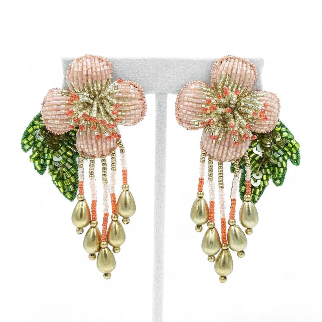 Autumn Earrings - Peach