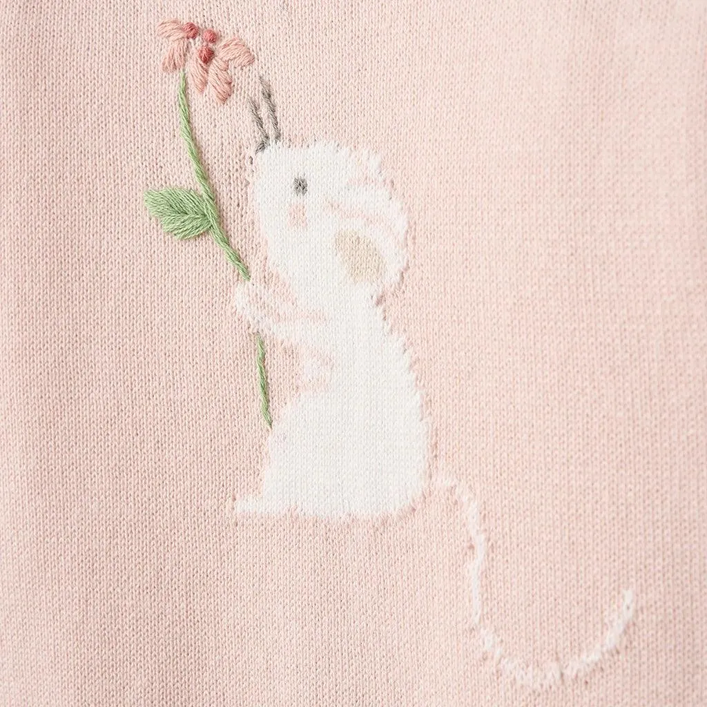 Baby One Piece Knit | Meadow Mouse Jumpsuit | Elegant Baby