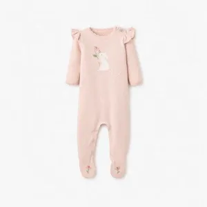 Baby One Piece Knit | Meadow Mouse Jumpsuit | Elegant Baby