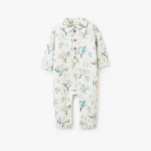 Baby One Piece | Treehouse Organic Muslin Jumpsuit | Elegant Baby
