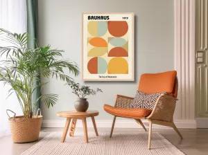 Bauhaus Modern Art Print, Geometric Abstract Wall Art, Mid Century Modern Decor