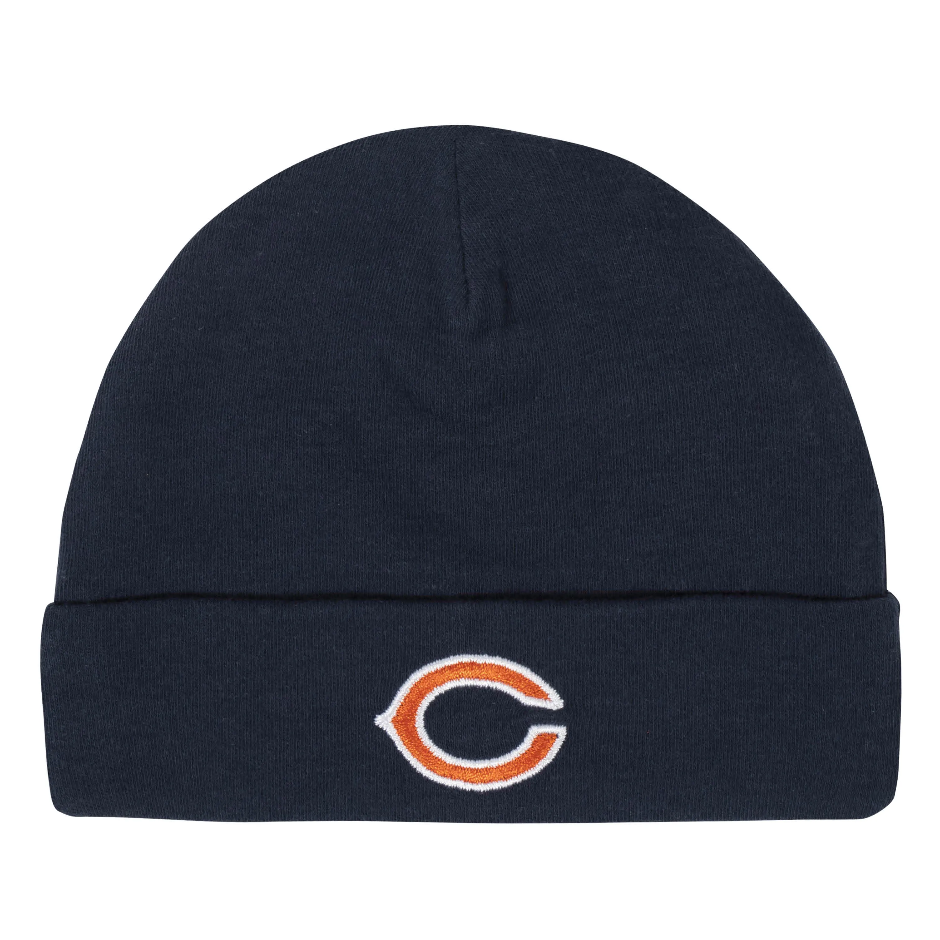 Bears Baby Boys 3-Piece Bodysuit, Pant, and Cap Set