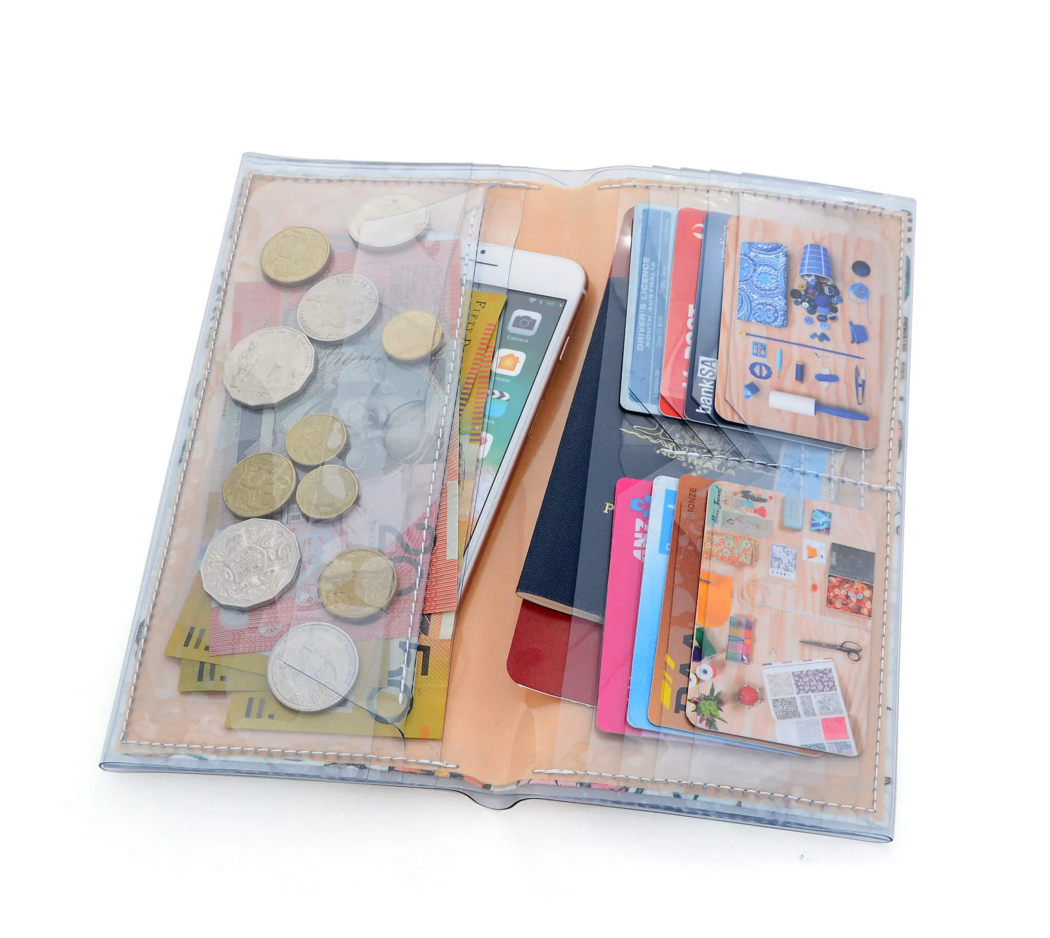 Bi-fold Plus - Earthy vintage floral