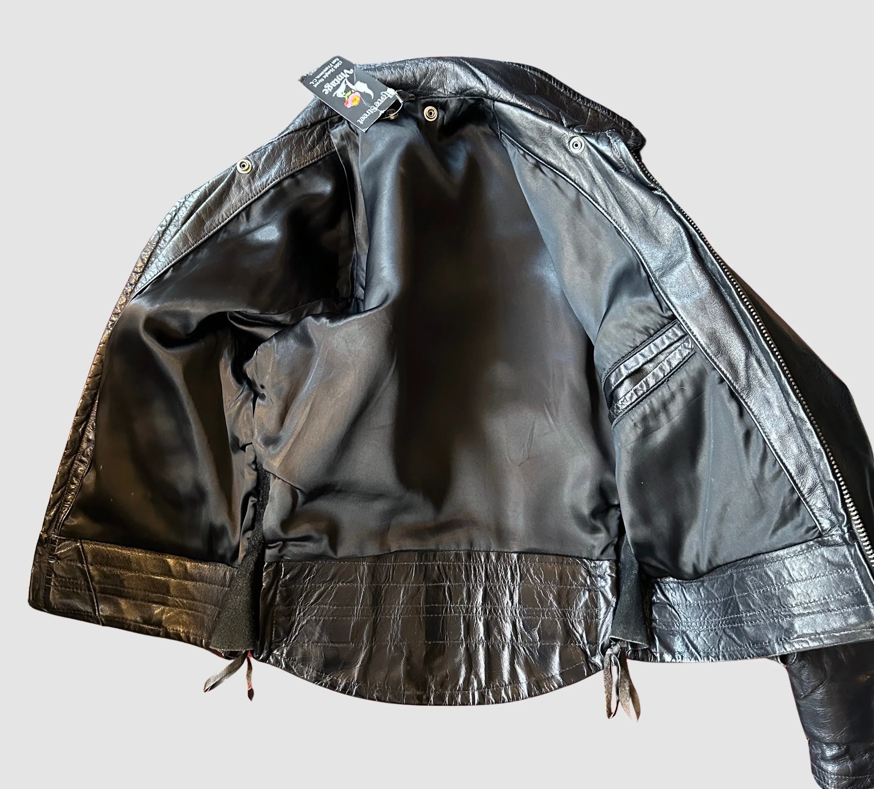 BIKER BABE 50s Horsehide Motorcycle Jacket • Men's Size Small