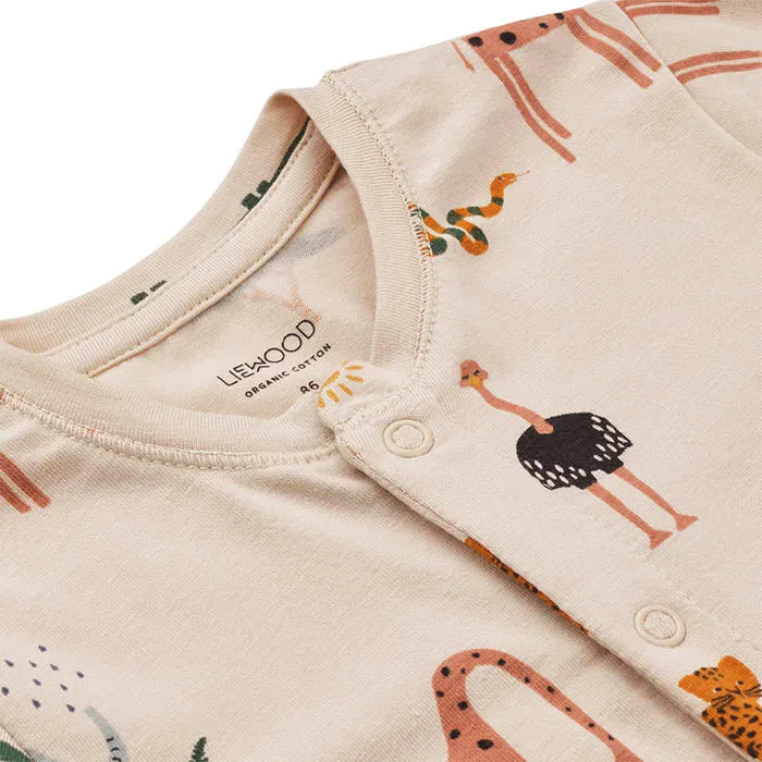 Birk Pyjamas Jumpsuit ''Safari / Sandy Mix''