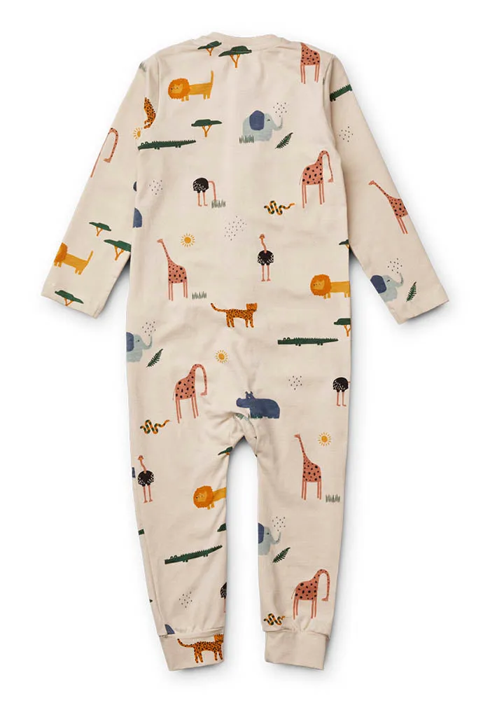 Birk Pyjamas Jumpsuit ''Safari / Sandy Mix''