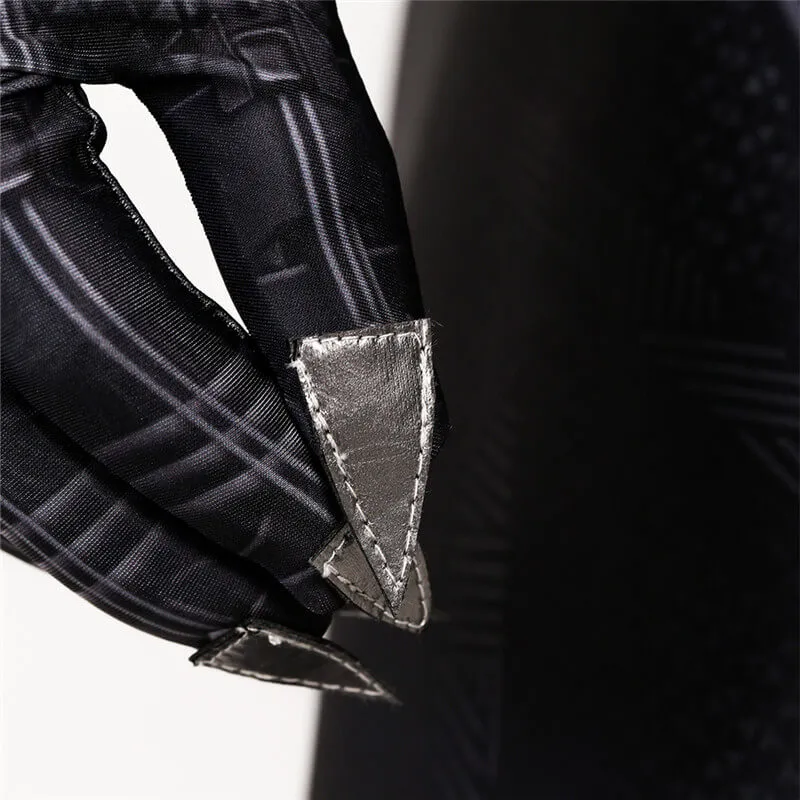 Black Panther Suit Cosplay T'Challa Bodysuit Cosplay Superhero Jumpsuit with Mask ACcosplay