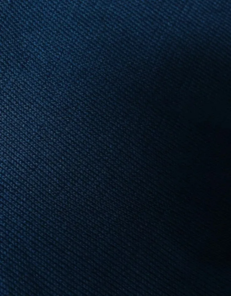 Blue Long Sleeve Crew Neck Pullover Sweater
