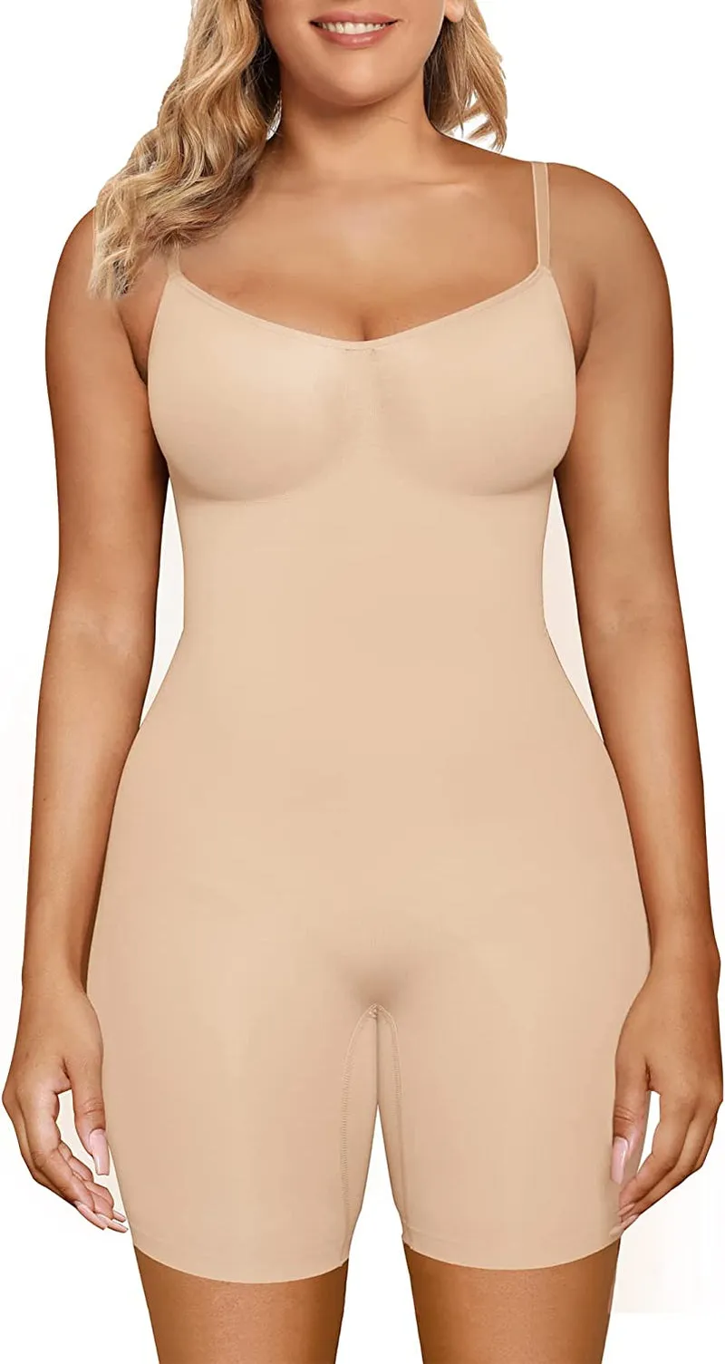 Bodysuit for Women Tummy Control Shapewear Seamless Sculpting Thong Body Shaper
