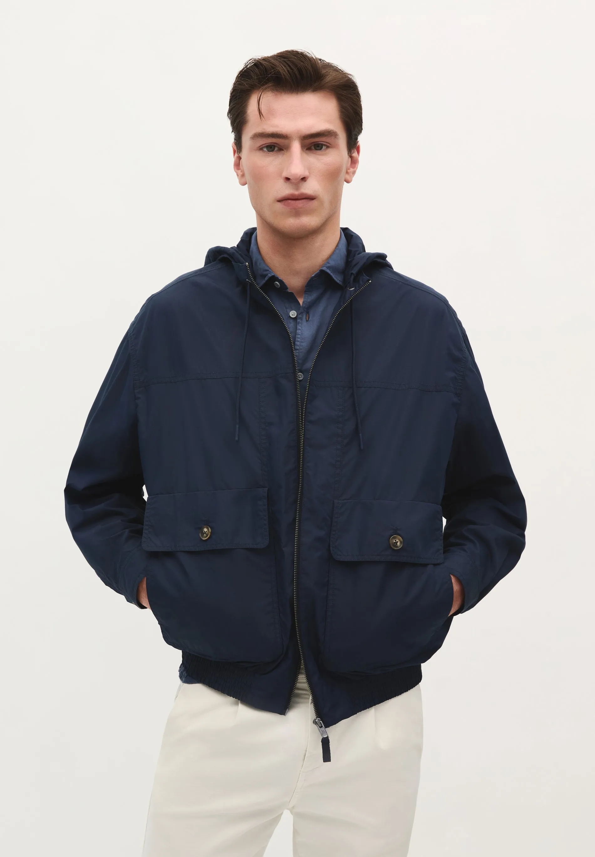 BOMBER JACKET WITH POCKETS