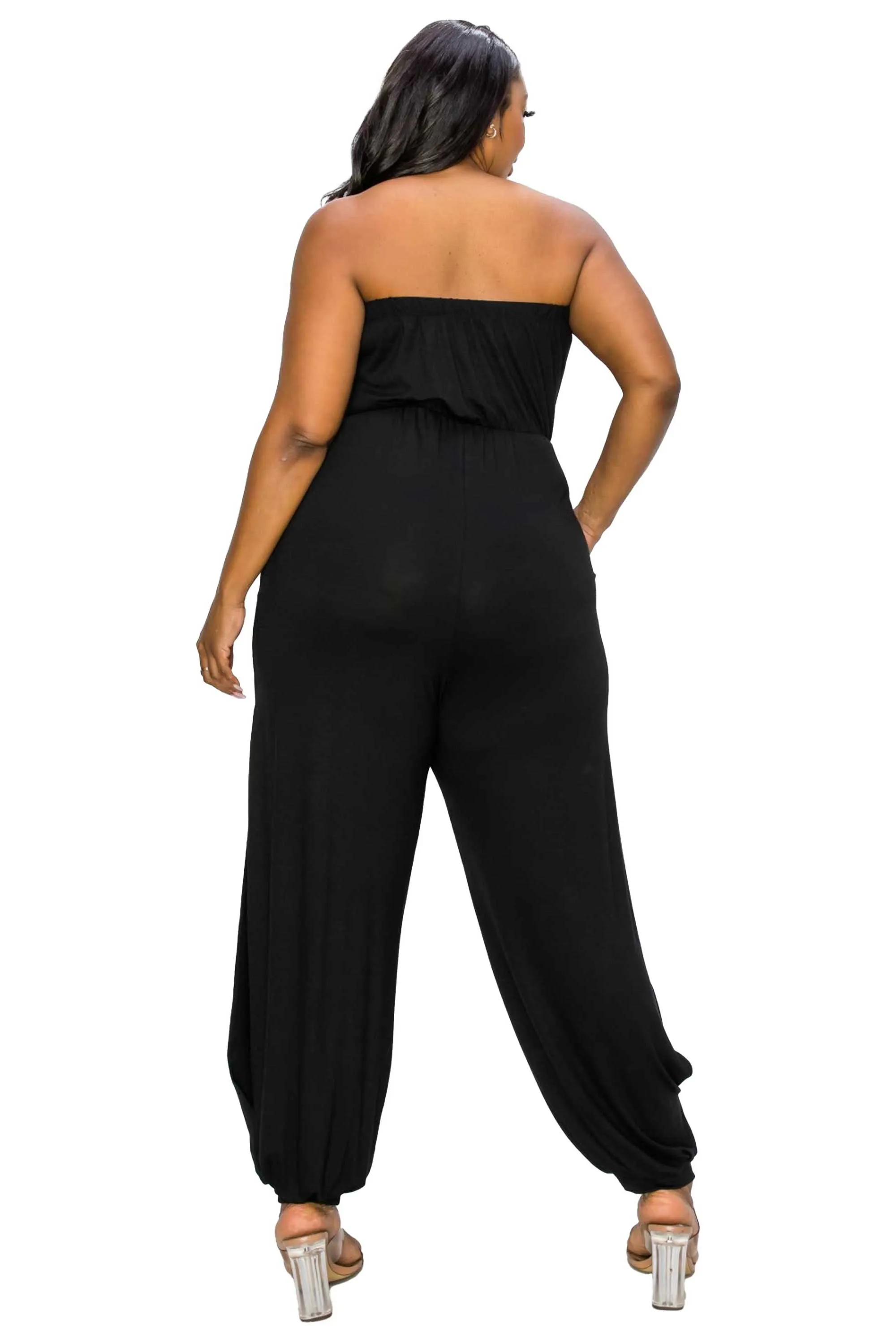 Boucie Sleeveless Jumpsuit w/ Leg Slit