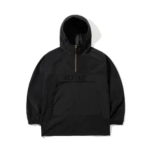 BSRBT HOODED ANORAK JACKET BLACK