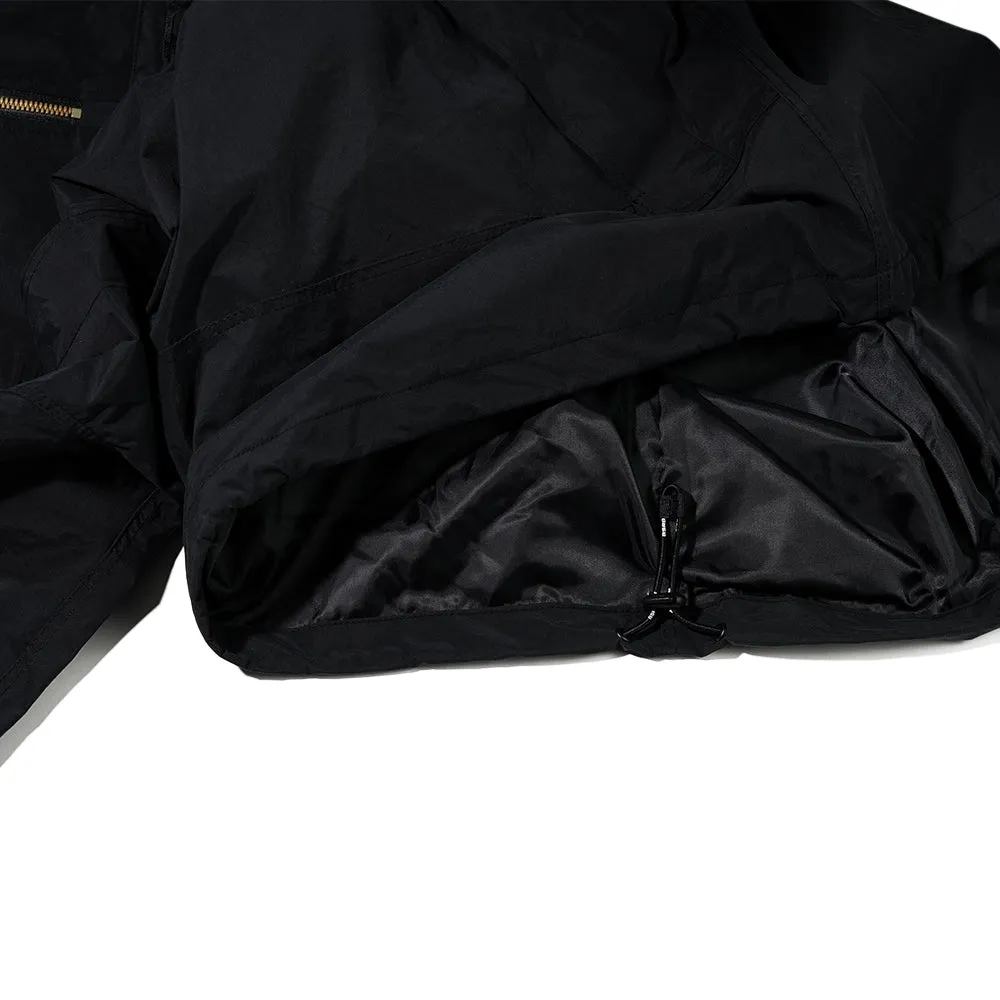 BSRBT HOODED ANORAK JACKET BLACK