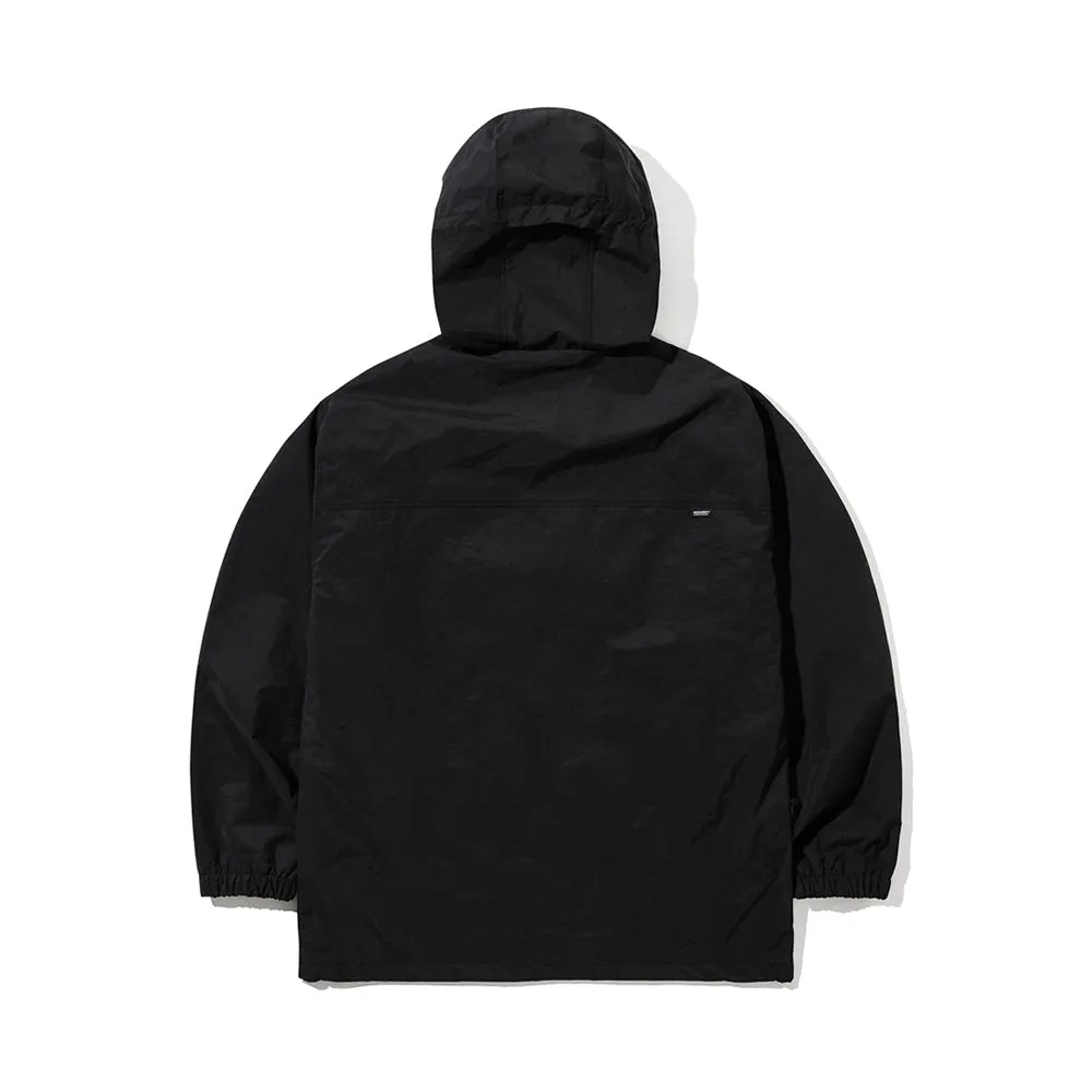 BSRBT HOODED ANORAK JACKET BLACK