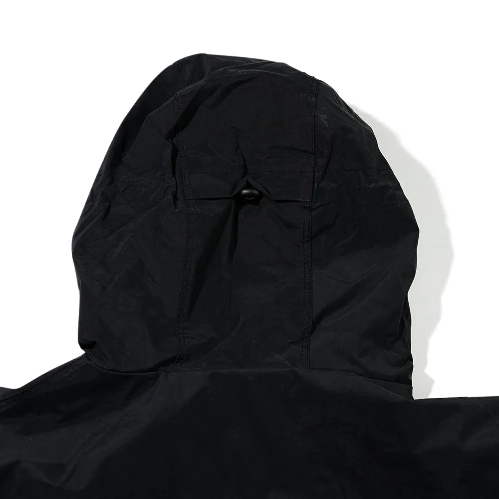 BSRBT HOODED ANORAK JACKET BLACK