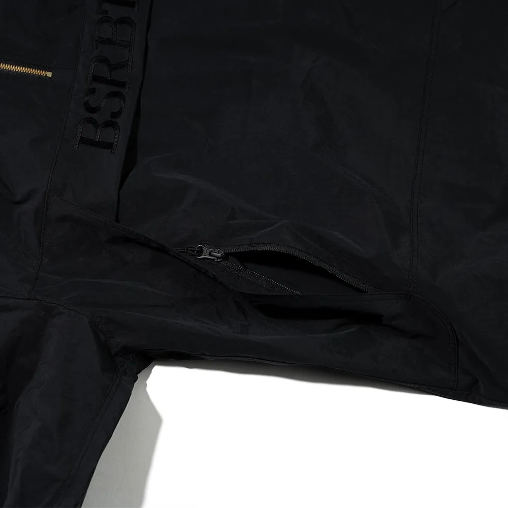 BSRBT HOODED ANORAK JACKET BLACK