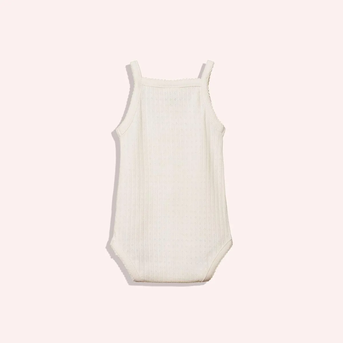 Camisole Bodysuit Pointelle - Natural