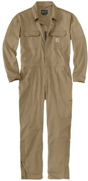 Carhartt Rugged Flex Canvas Jumpsuit, Dark Beige