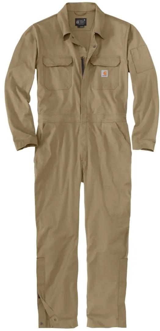 Carhartt Rugged Flex Canvas Jumpsuit, Dark Beige