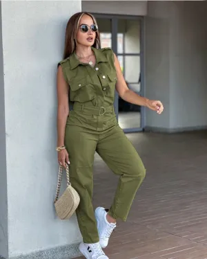 casual street jumpsuit
