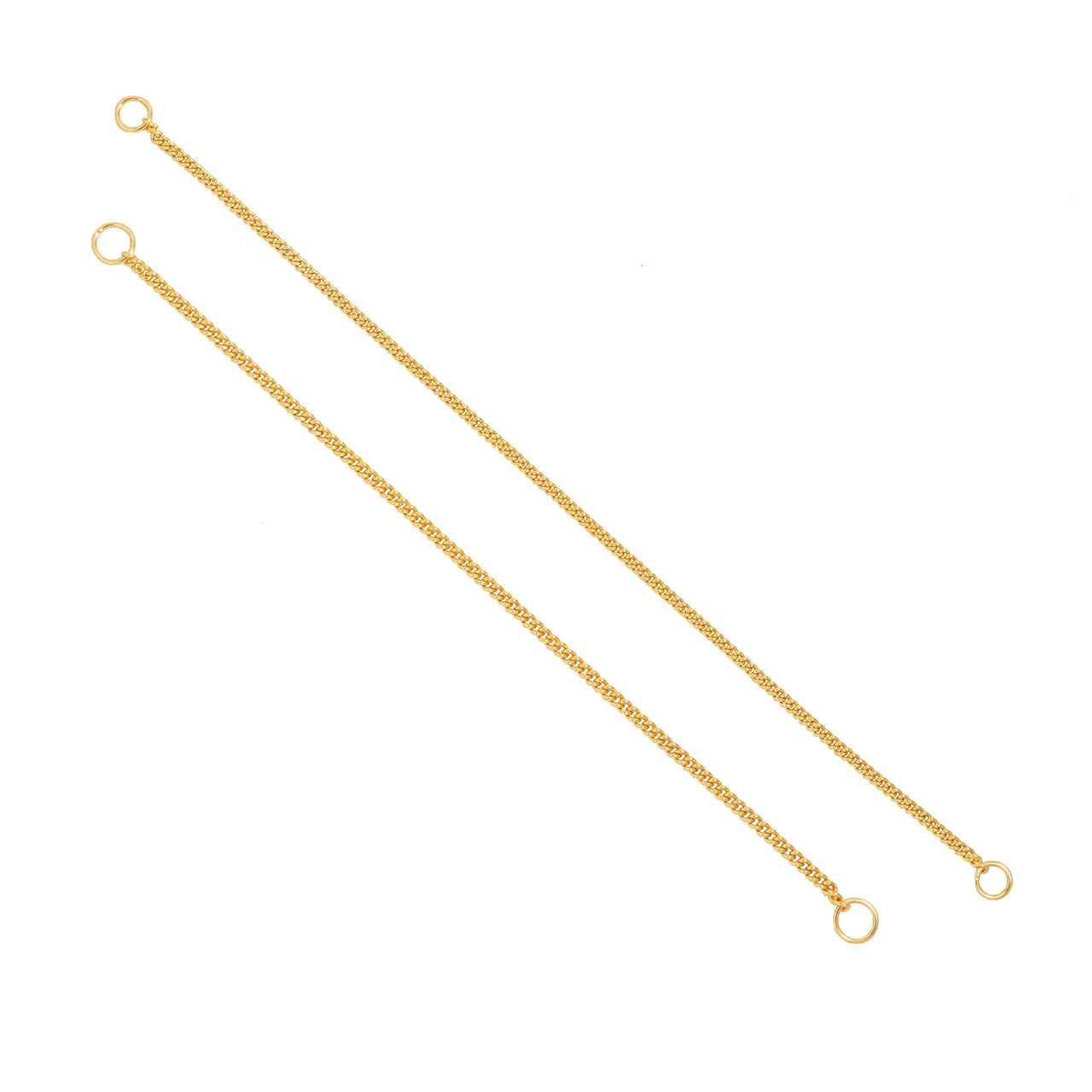 Champagne - Slip Curve Show Chain - Gold