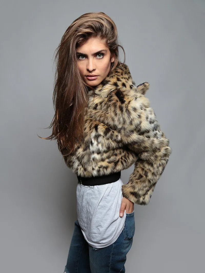 Cheetah Cropped Jacket SpiritHood