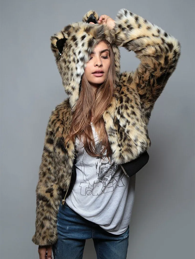 Cheetah Cropped Jacket SpiritHood
