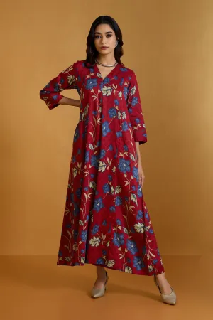 Cherry Garden Jumpsuit with Pockets