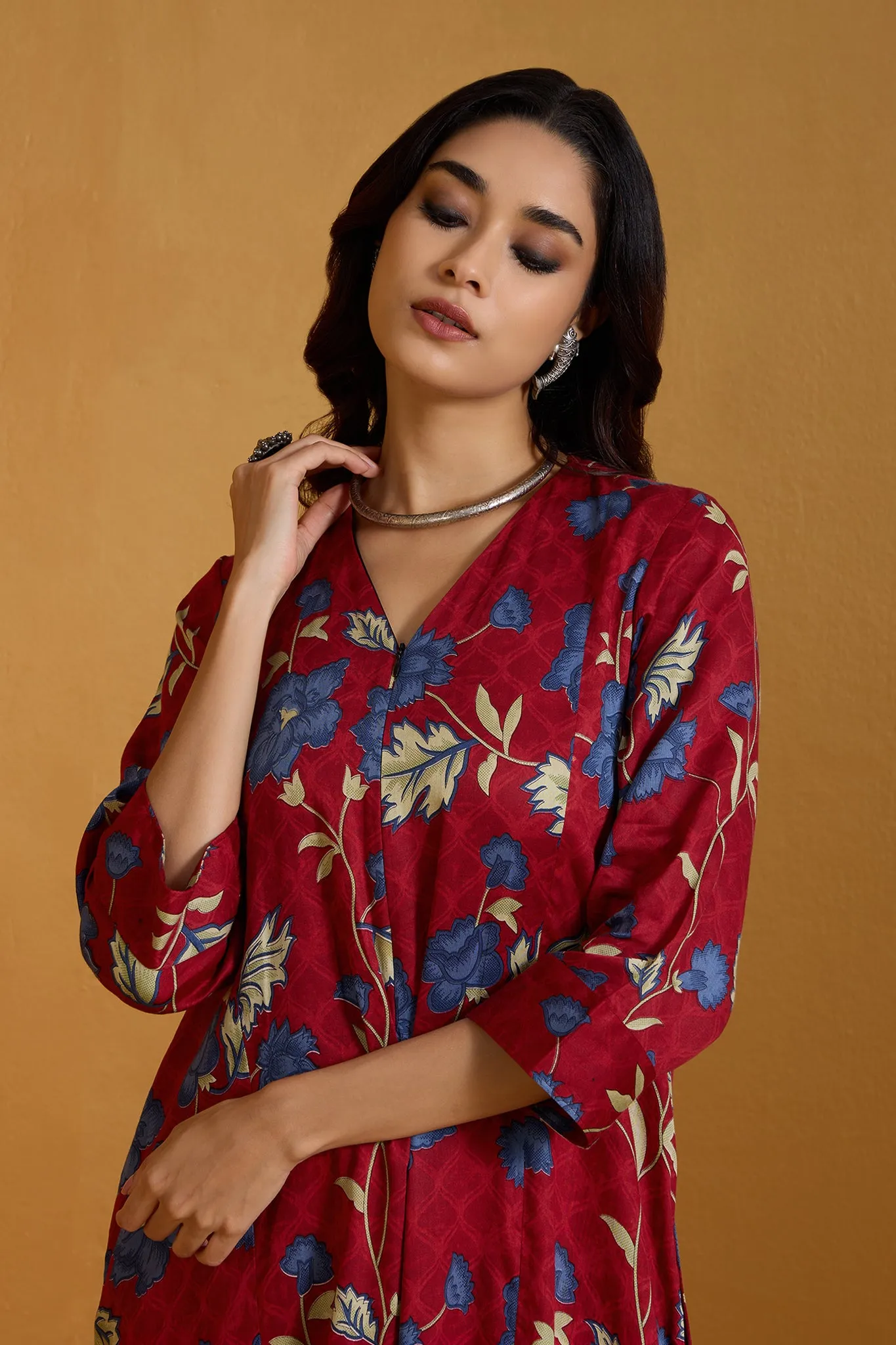 Cherry Garden Jumpsuit with Pockets