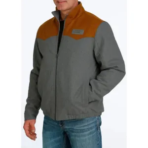 Cinch Men's Grey & Brown CC Wooly Jacket