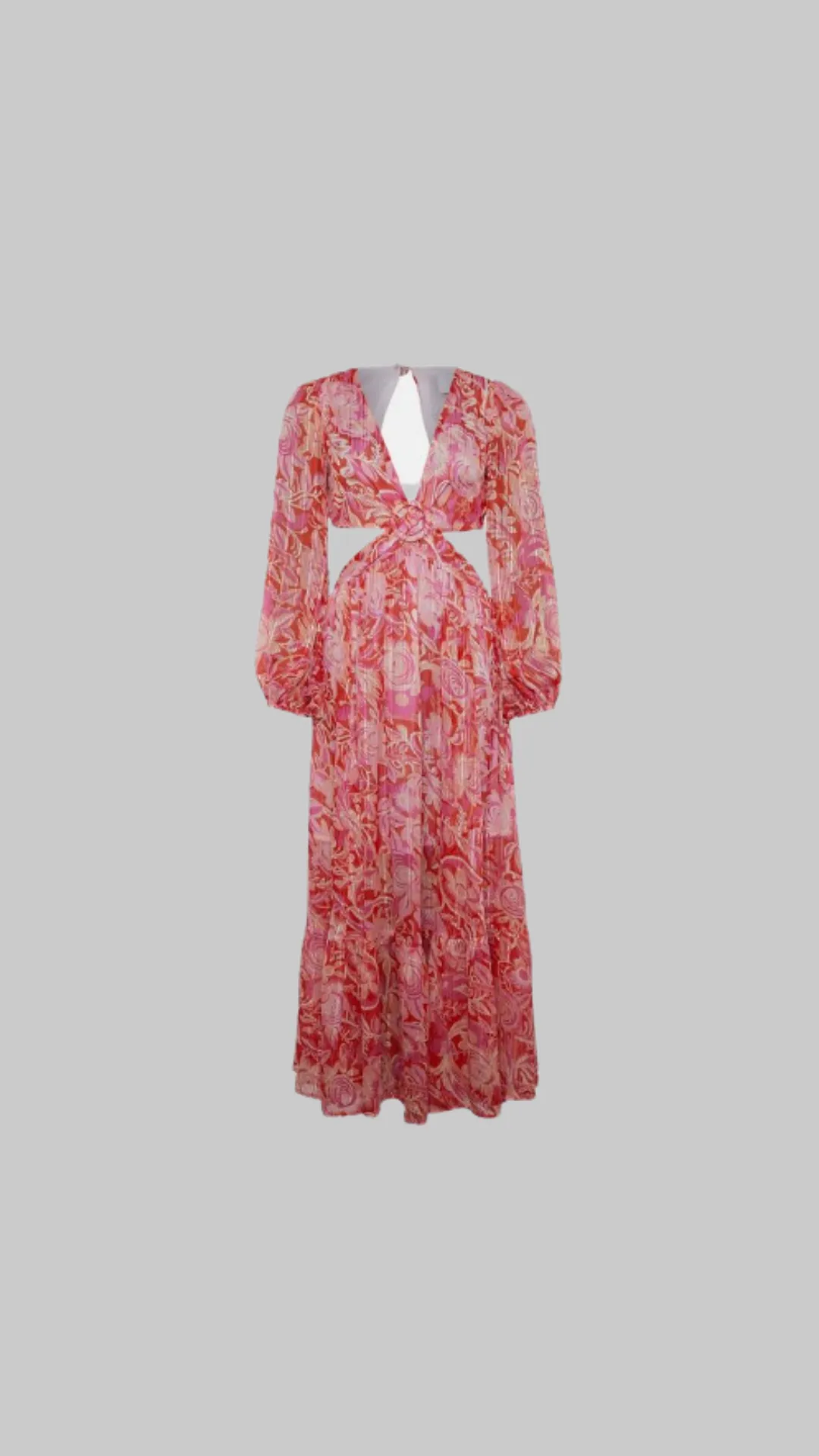 Coast - Alexandra Farmer Cutout Balloon Sleeve Maxi Dress