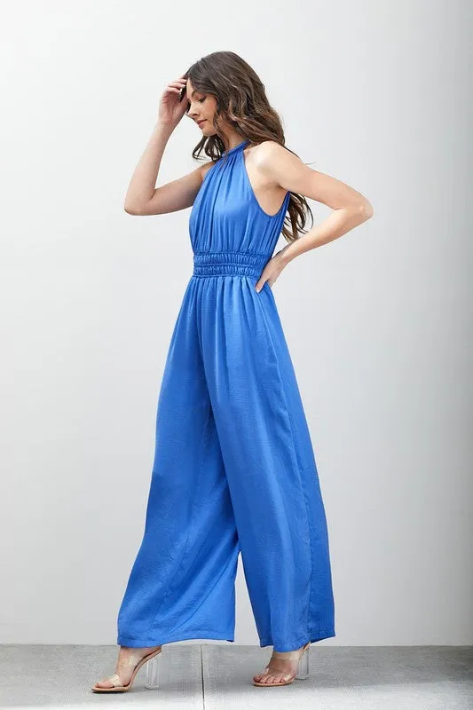 Do   Be Collection Junior High Neck Sleeveless Jumpsuit