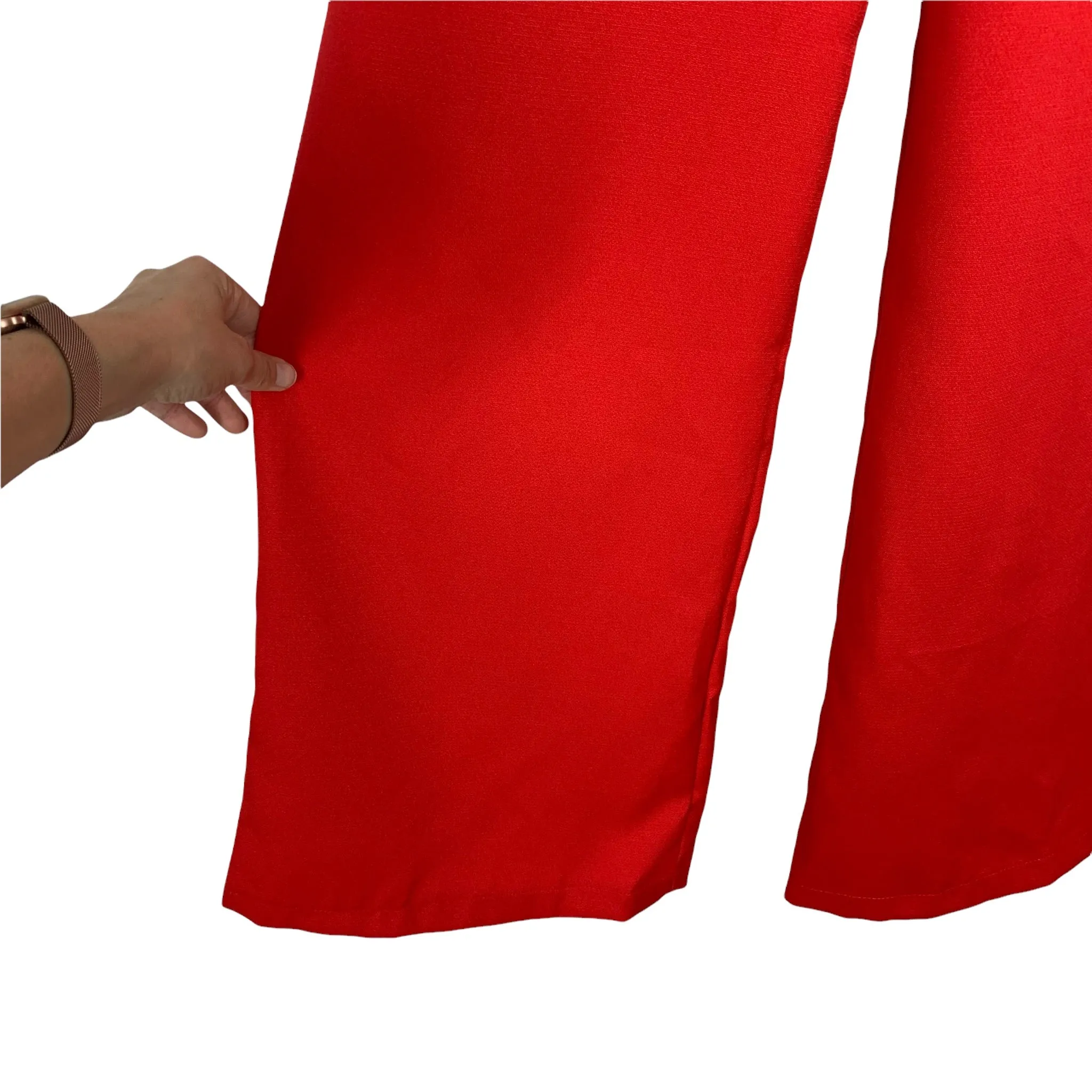 DO BE Red Wide Leg Jumpsuit NWT- Size S