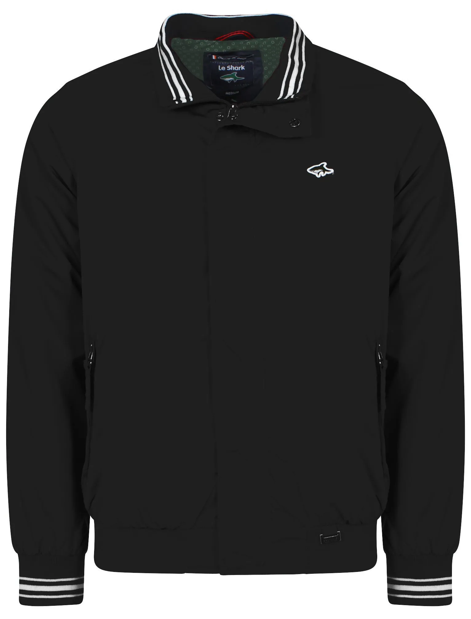 Dorando Bomber Jacket in Black - Le Shark