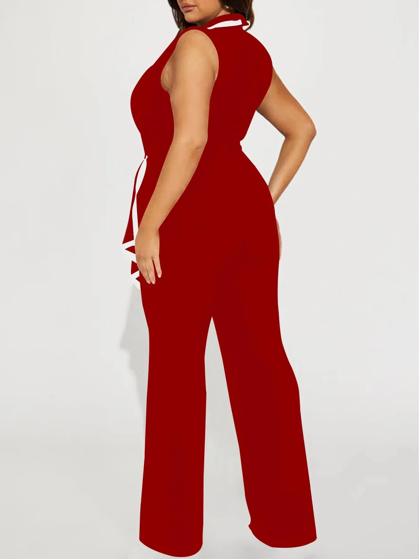 Dressy Casual Sleeveless Jumpsuit