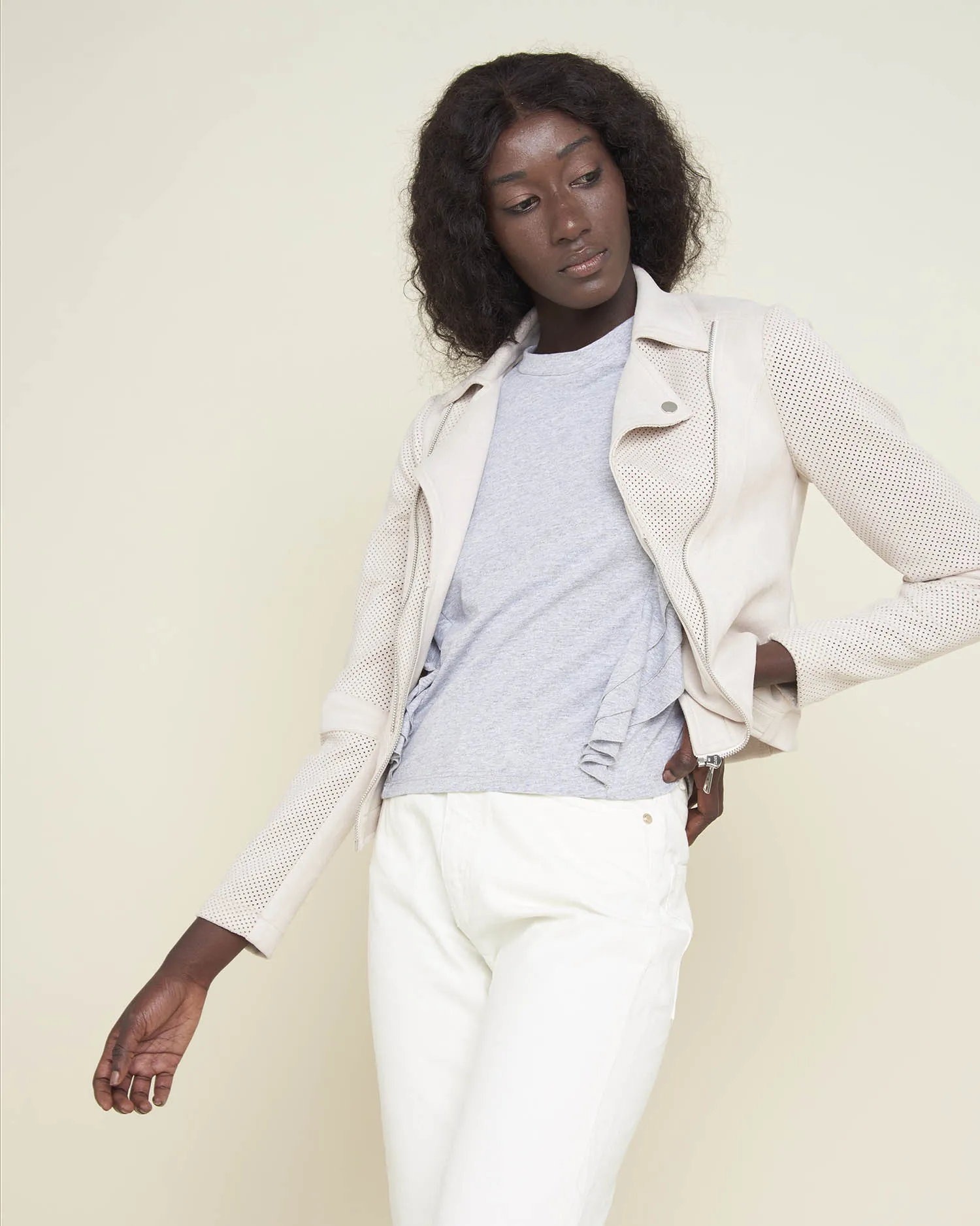 Drilled jacket