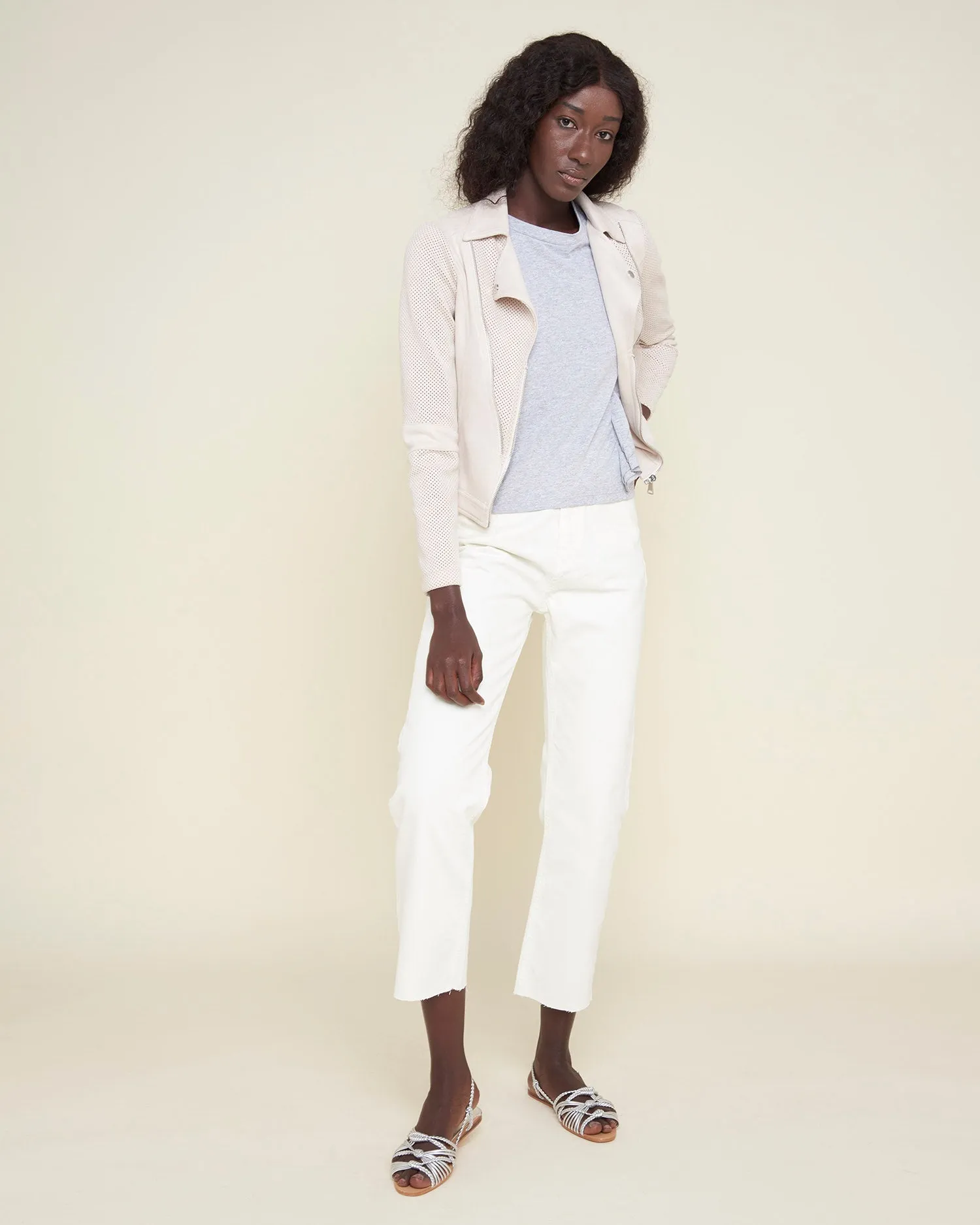 Drilled jacket