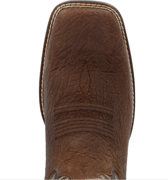 Durango Men's Brown Leather Pull-On Slip Resistant Western Boot DDB0379