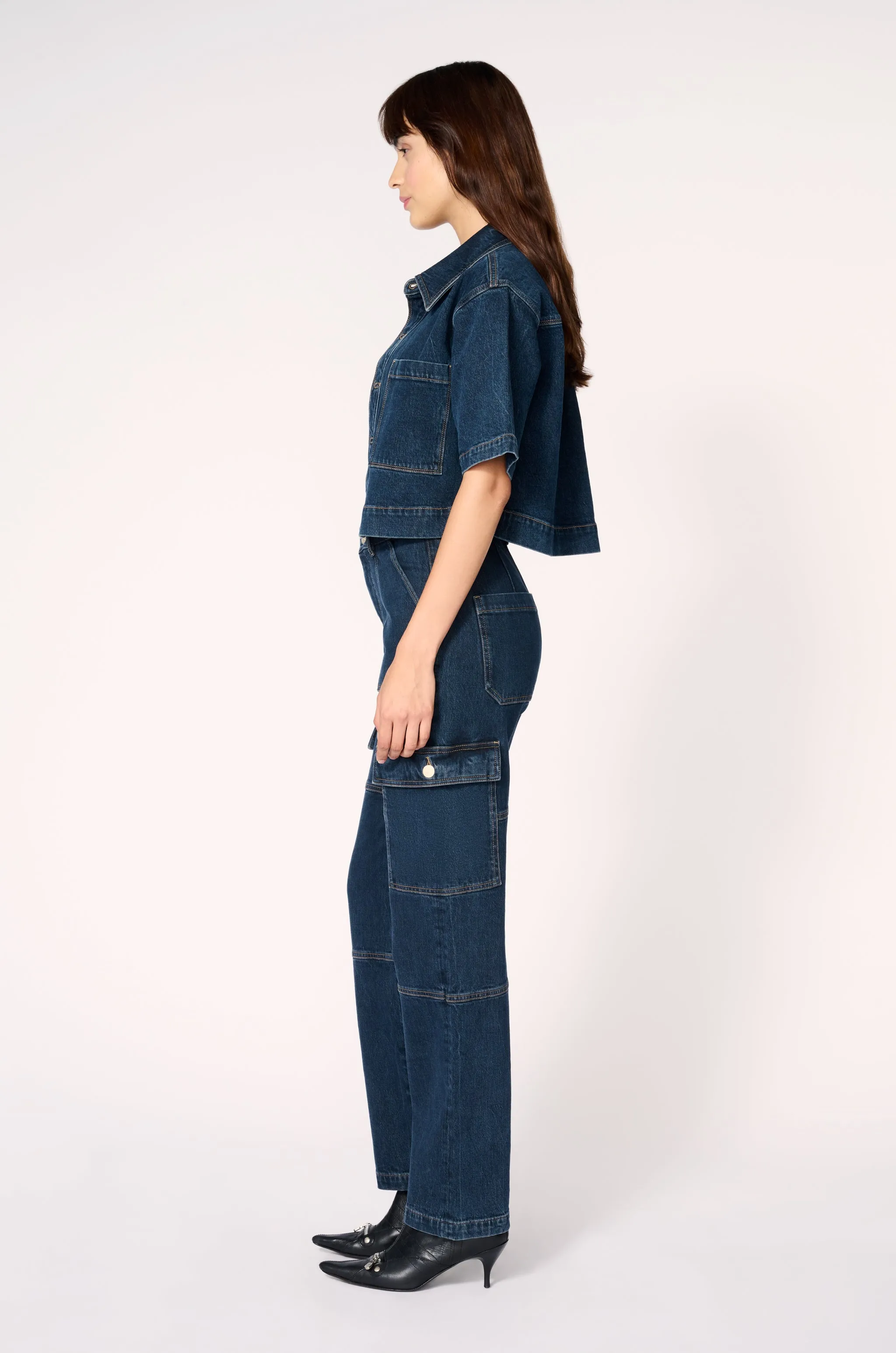 ELS - CROPPED SHIRT JACKET | SPEECHLESS