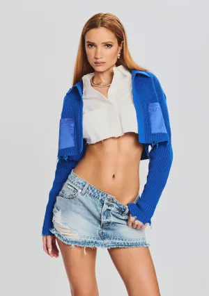 Evelyn Cropped Knit Jacket